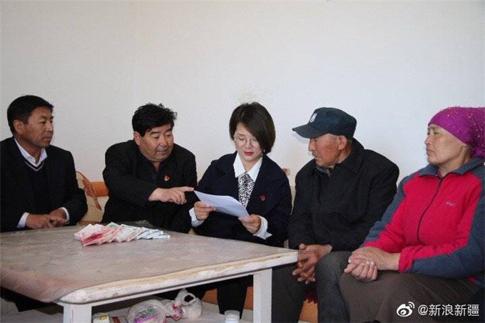 新浪新疆丨旺源驼奶党支部爱心募捐十余万元助特困牧民走出困境